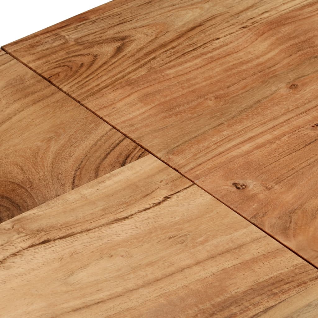 Panca 160x38x45 cm in Legno Massello di Acacia - homemem39