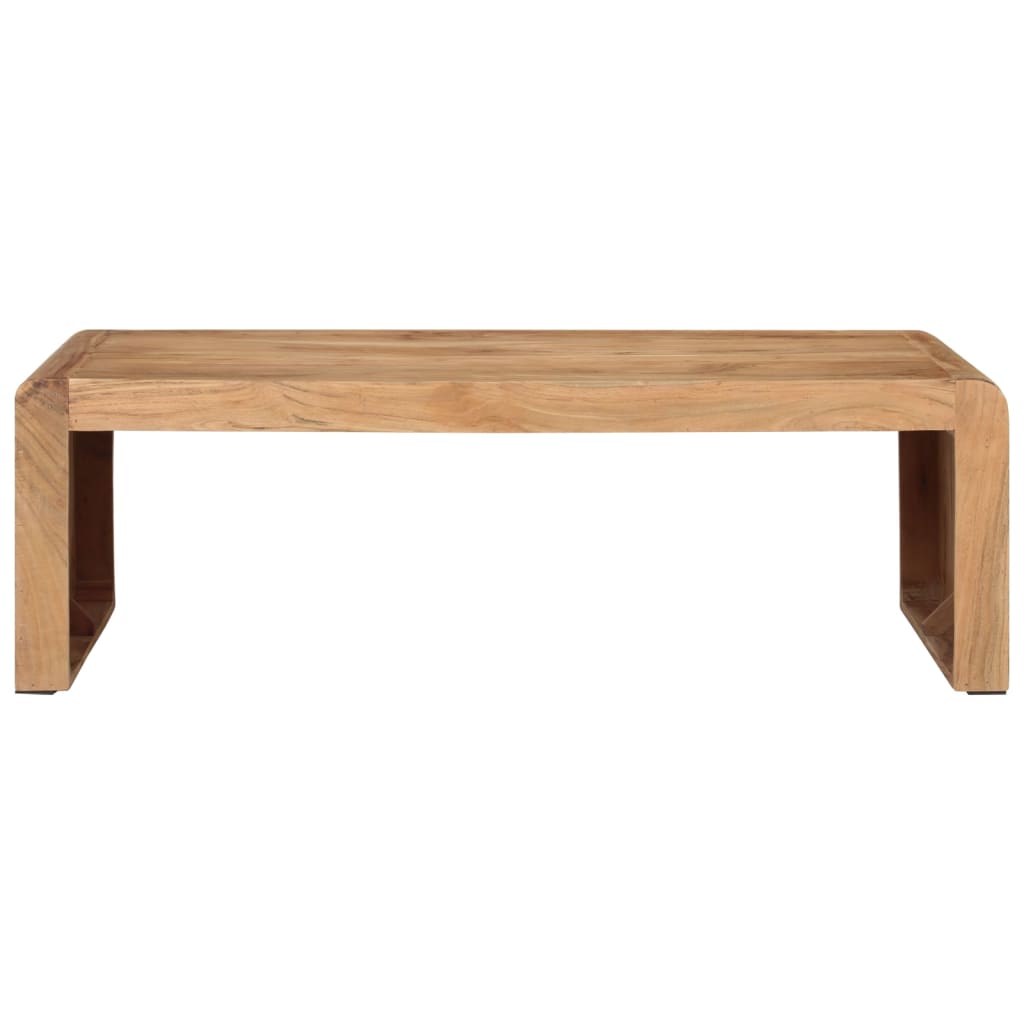 Tavolino da Salotto 110x55x35 cm in Legno Massello di Acacia | homemem39