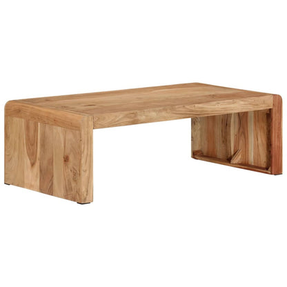 Tavolino da Salotto 110x55x35 cm in Legno Massello di Acacia | homemem39