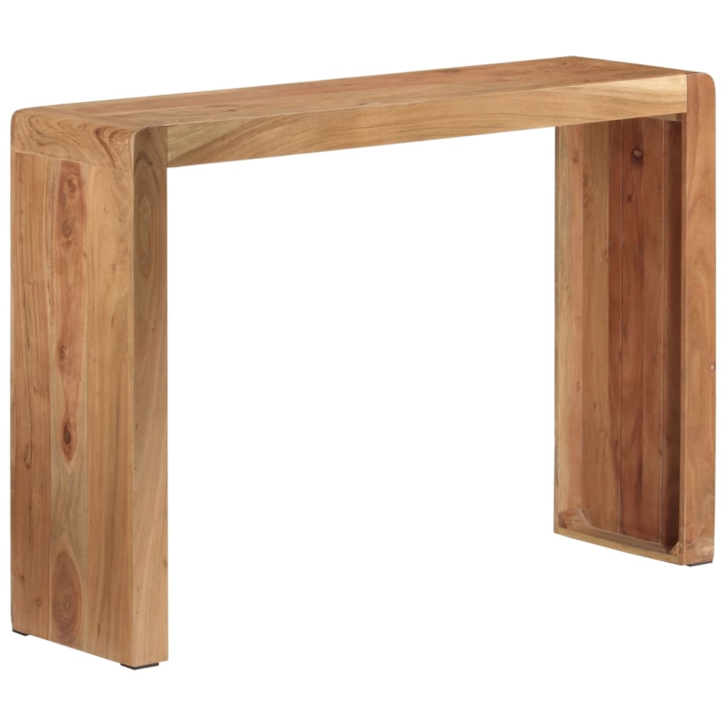 Tavolo Consolle 110x30x76 cm in Legno Massello di Acacia
