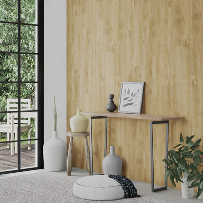 Pannelli da Parete Effetto Legno Marrone PVC 2,06 m²