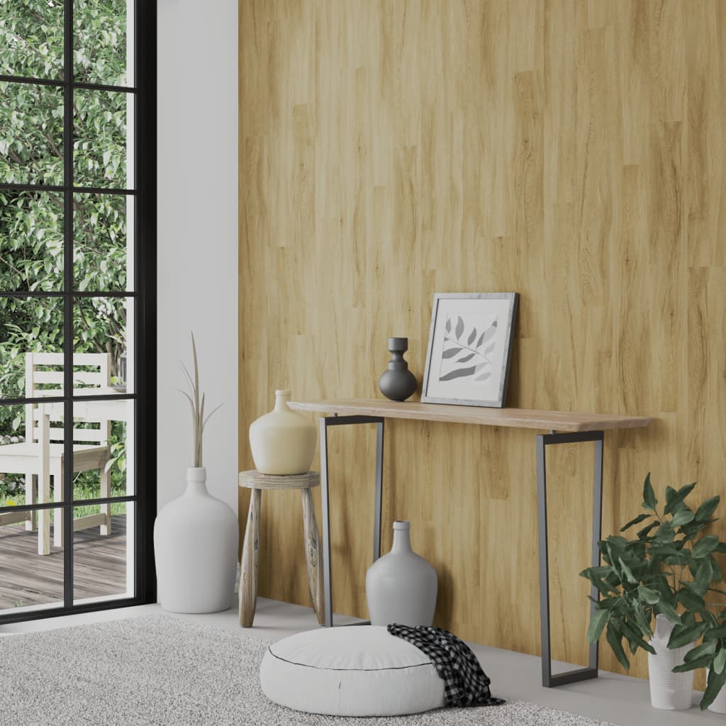Pannelli da Parete Effetto Legno Marrone PVC 2,06 m² | homemem39