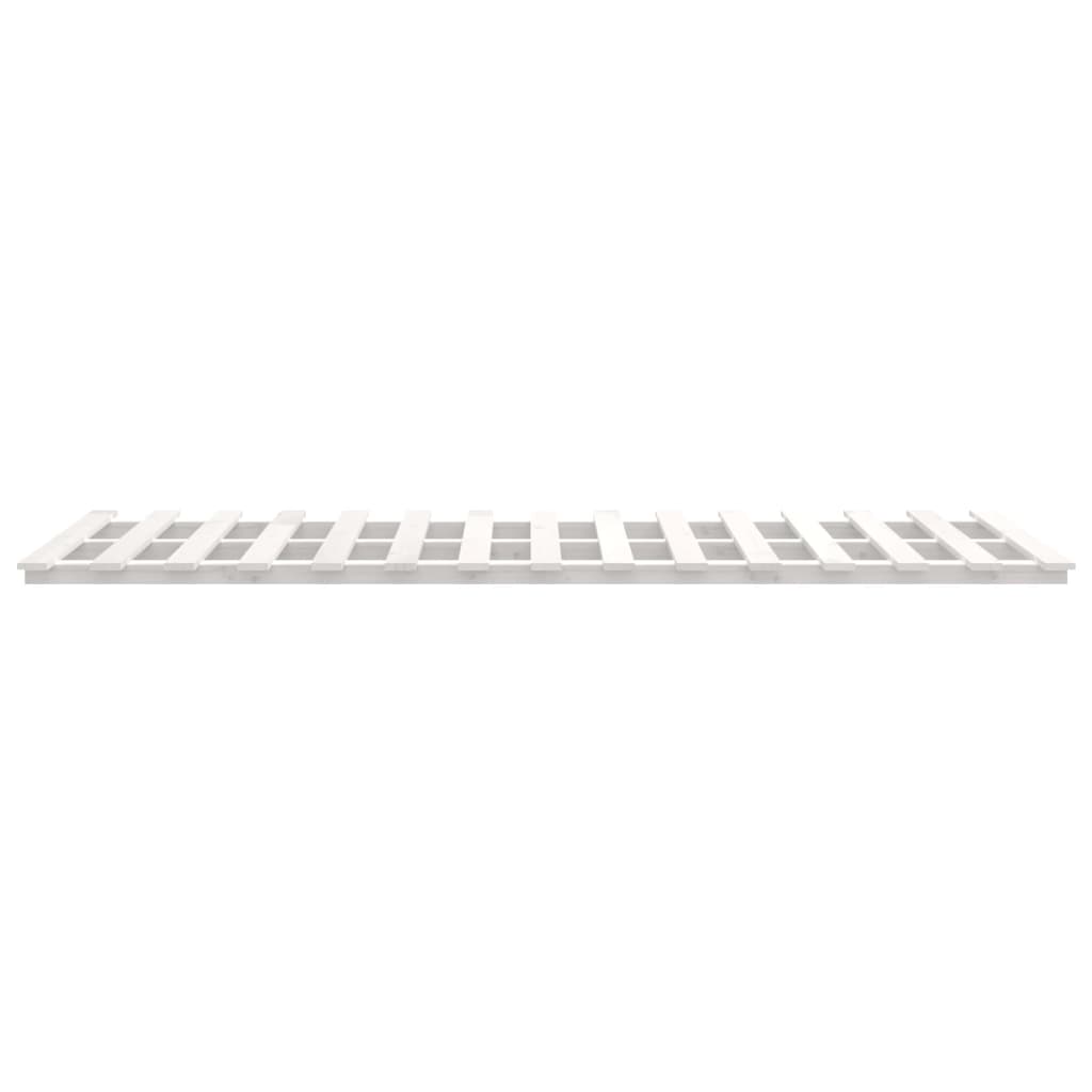 Giroletto senza Materasso Bianco 100x200 cm Legno Massello Pino | homemem39