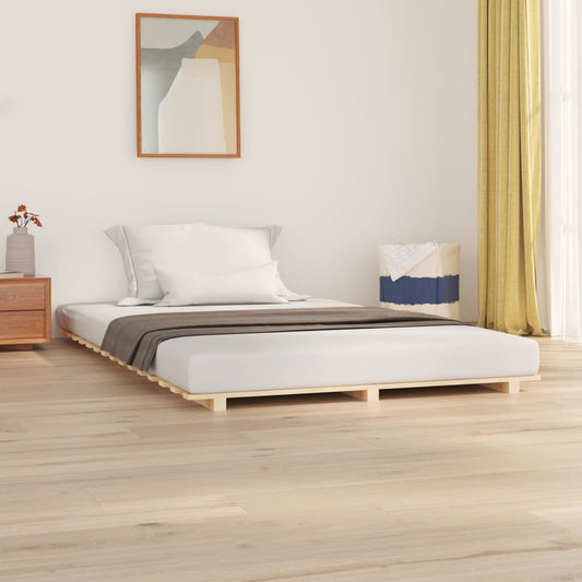 Giroletto senza Materasso 120x200 cm in Legno Massello di Pino | homemem39