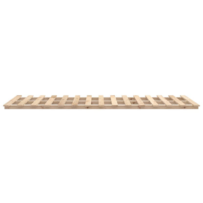 Letto senza Materasso 135x190 cm in Legno Massello di Pino | homemem39