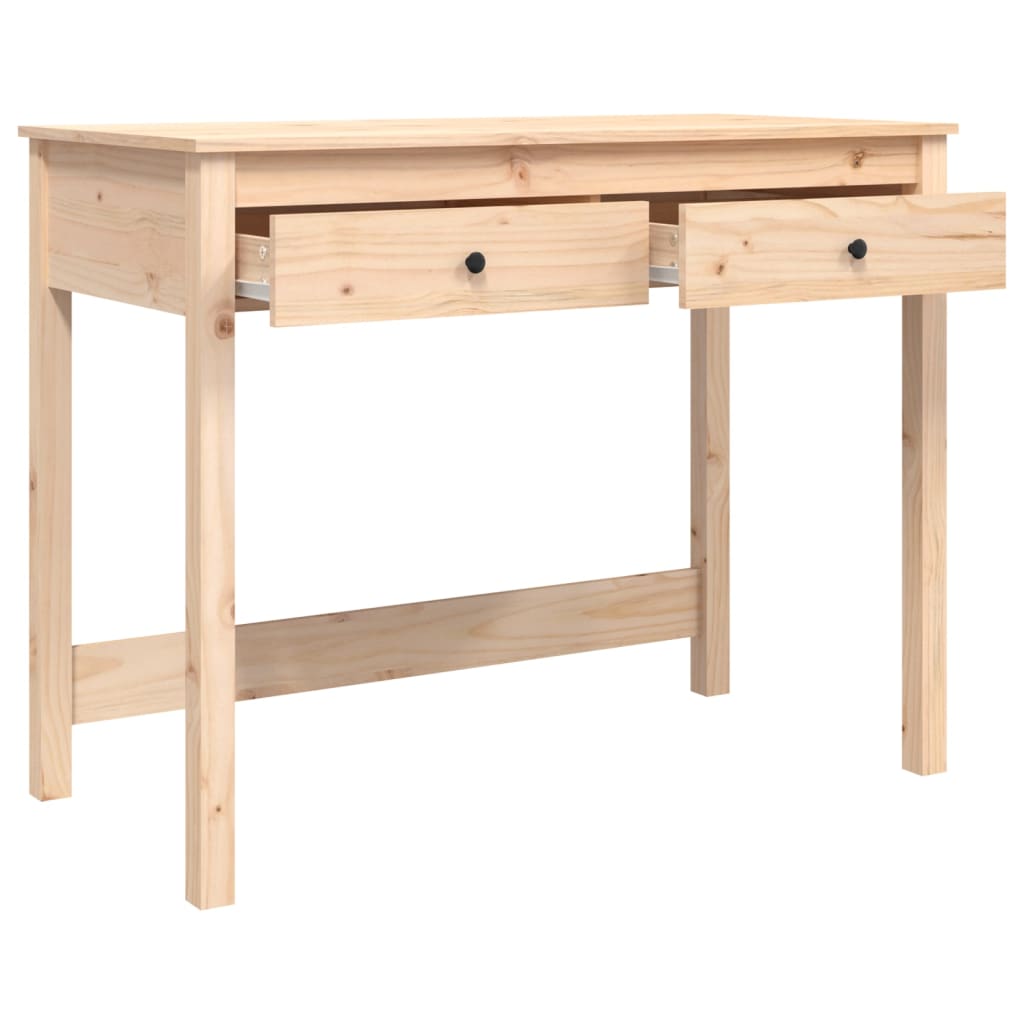 Scrivania con Cassetti 100x50x78 cm in Legno Massello di Pino | homemem39