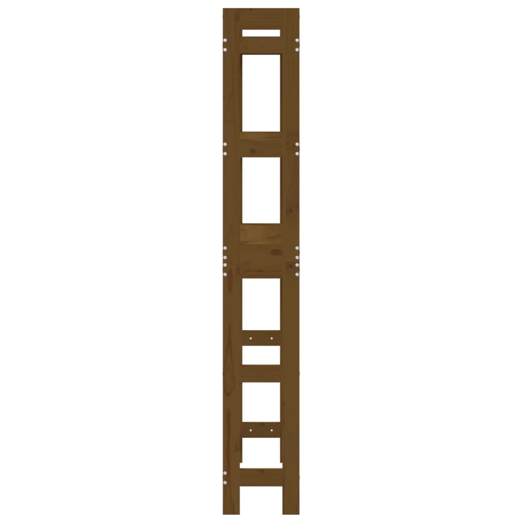 Rastrelliera da Bagno Ambra 63x26x171 cm Legno Massello Pino - homemem39