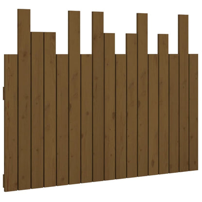Testiera da Parete Ambra 108x3x80 cm in Legno Massello di Pino | homemem39