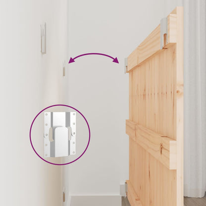 Testiera da Parete 95,5x3x60 cm in Legno Massello di Pino - homemem39