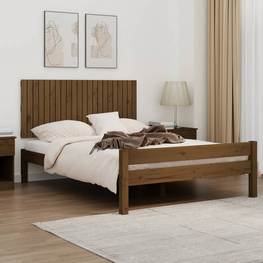 Testiera da Parete Ambra 140x3x60 cm in Legno Massello di Pino | homemem39