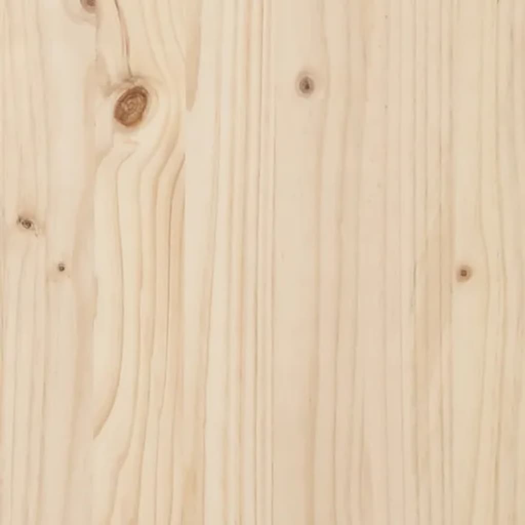 Tavolini a Incastro 3 pz in Legno Massello di Pino