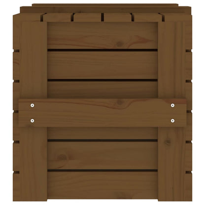 Contenitore Portaoggetti Ambra 58x40,5x42cm Legno Massello Pino - homemem39