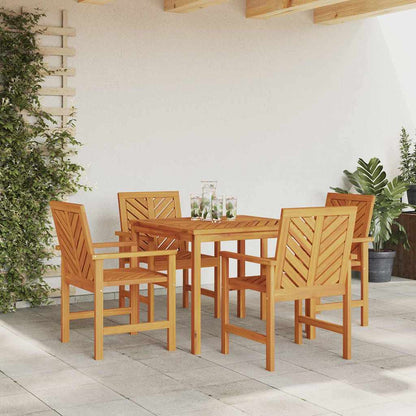 Set da Pranzo per Giardino 5 pcs Marrone