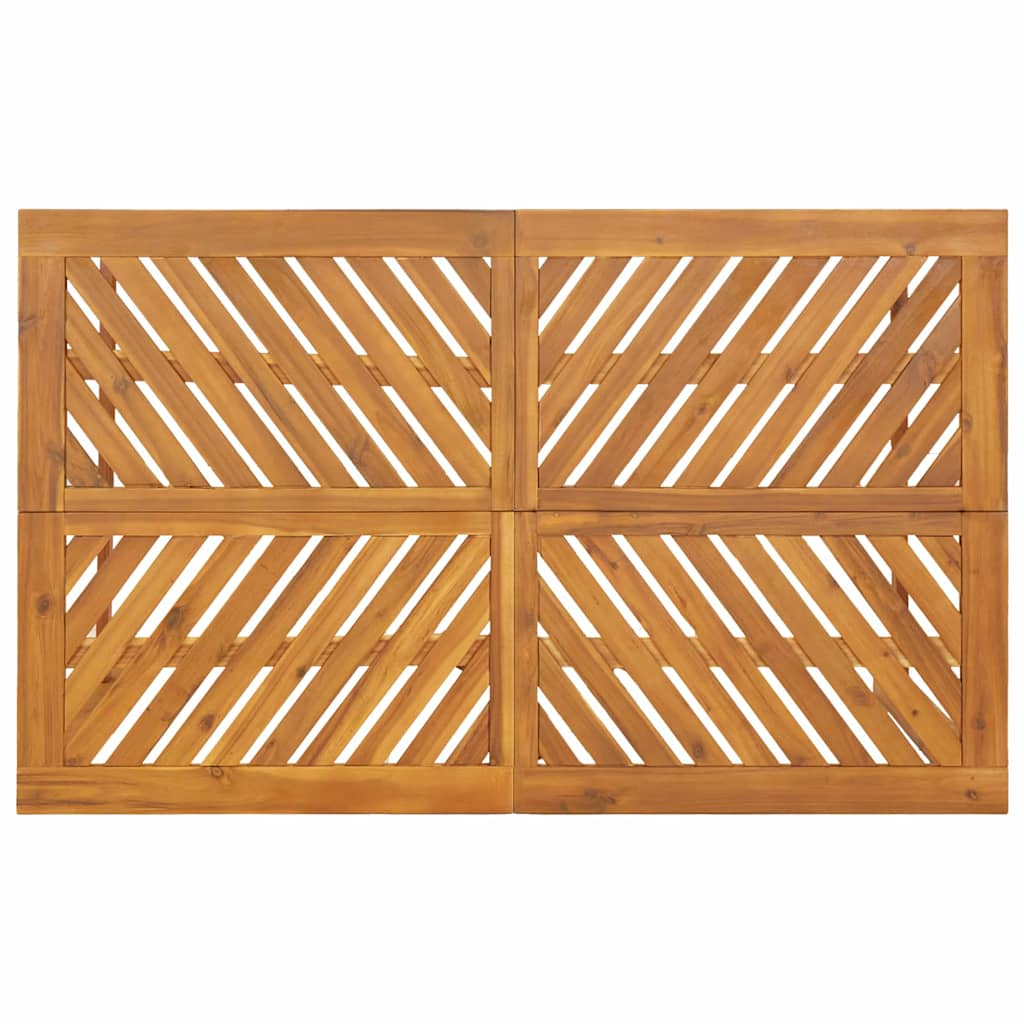 Set da Pranzo per Giardino 7 pcs Marrone