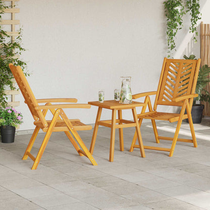 Set da Pranzo per Giardino 3 pz Marrone | homemem39