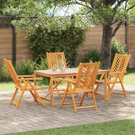 Set da Pranzo per Giardino 5 pcs Marrone | homemem39