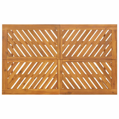 Set da Pranzo per Giardino 5 pz Marrone