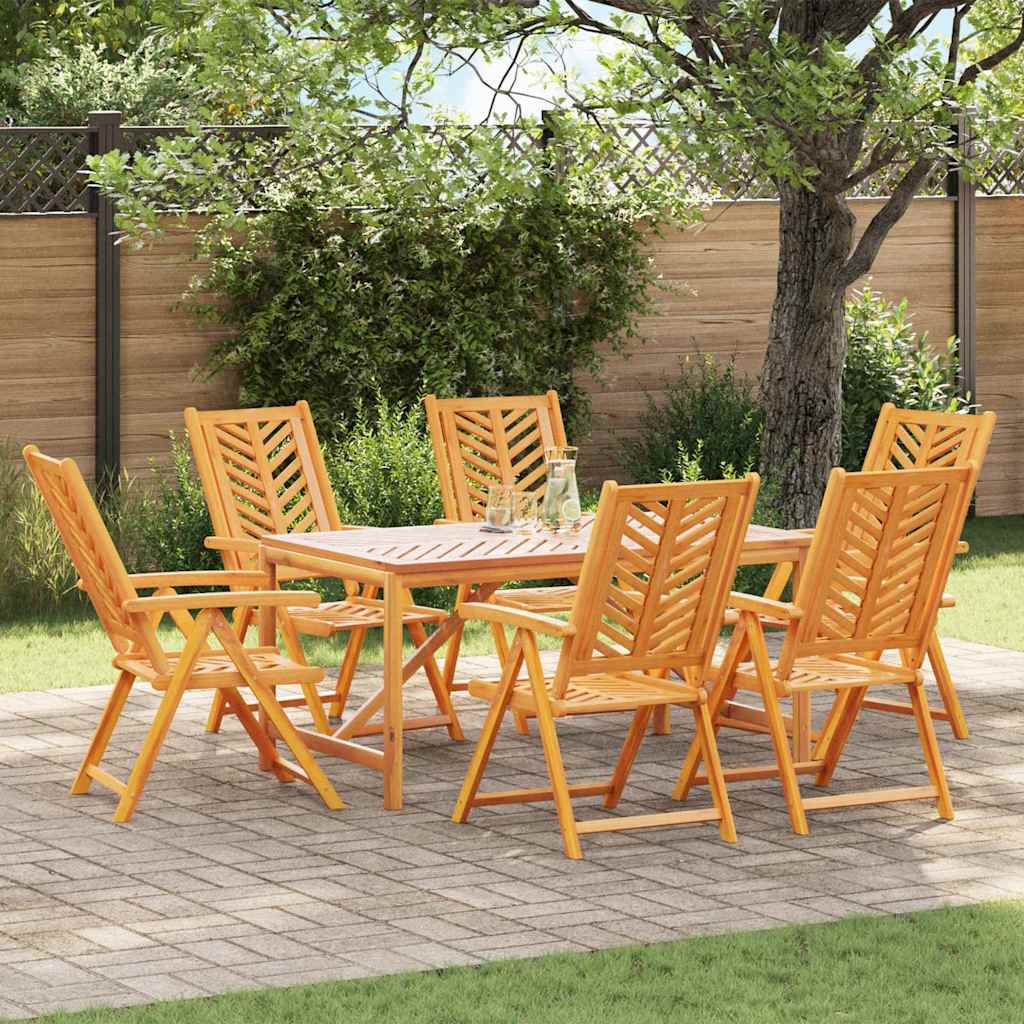 Set da Pranzo per Giardino 7 pcs Marrone | homemem39