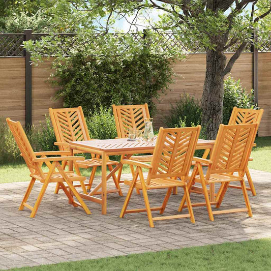Set da Pranzo per Giardino 7 pcs Marrone | homemem39
