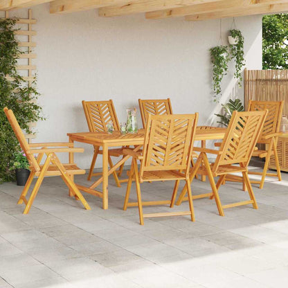 Set da Pranzo per Giardino 7 pcs Marrone | homemem39