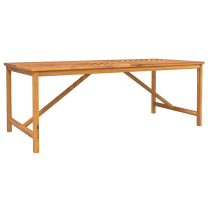 Set da Pranzo per Giardino 7 pz Marrone