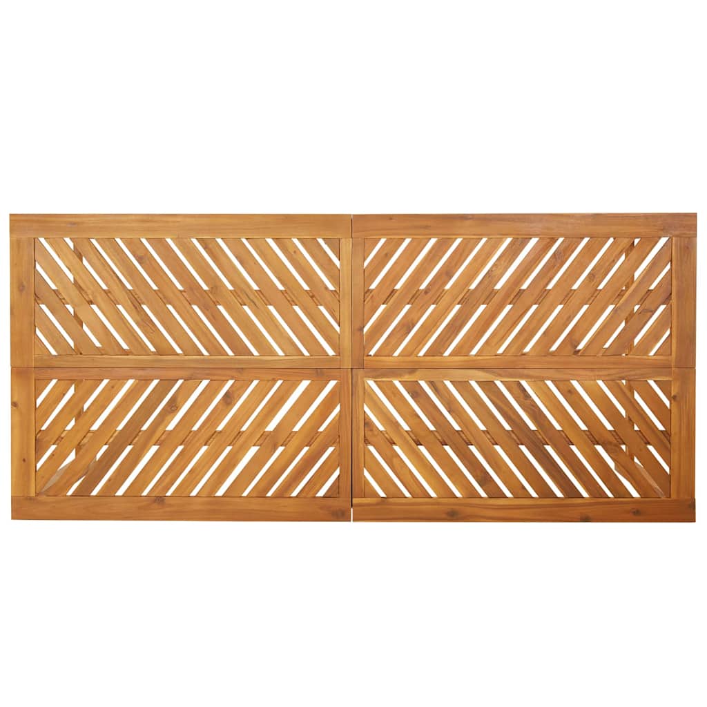 Set da Pranzo per Giardino 7 pcs Marrone | homemem39