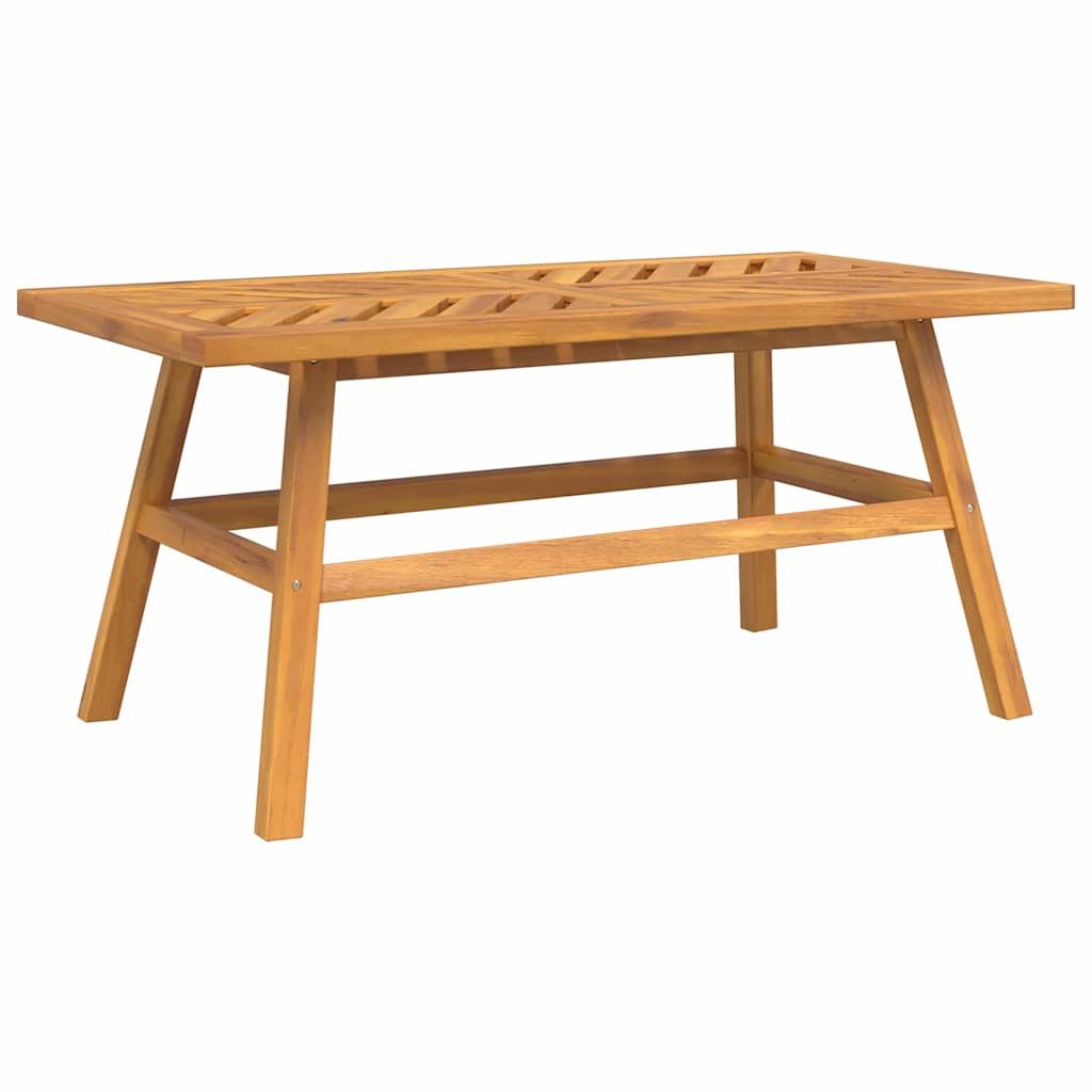 Set Lounge da Giardino 5 pcs Marrone Legno di Acacia Massello