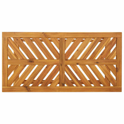 Set Lounge da Giardino 5 pcs Marrone Legno di Acacia Massello