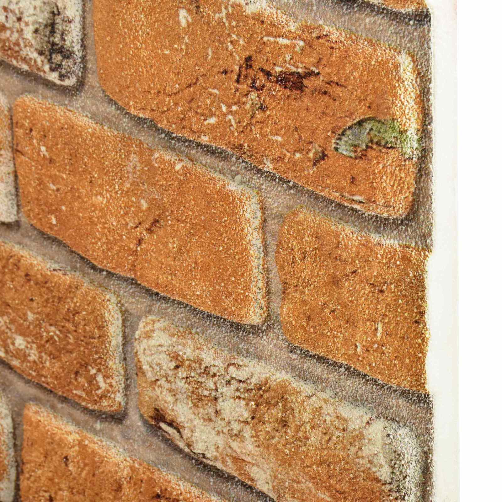 Pannelli da parete 10 pcs Mattone 100 x 50 cm Schiuma EPS | homemem39