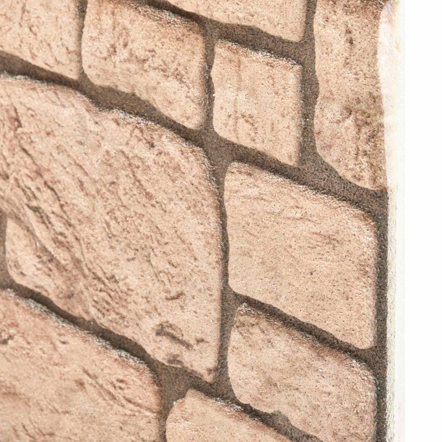 Pannelli da parete 10 pcs Beige 100 x 50 cm Schiuma EPS | homemem39