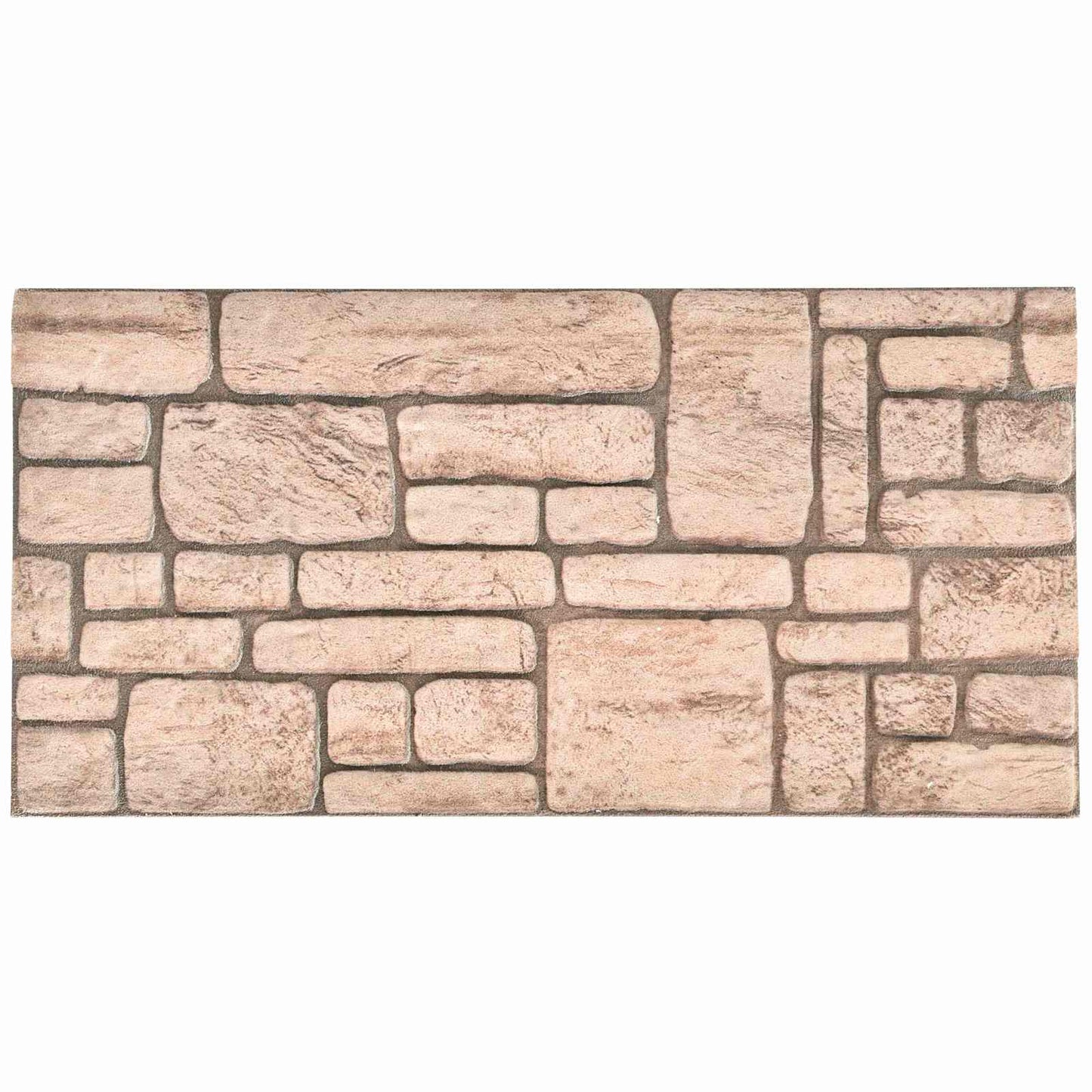 Pannelli da parete 10 pcs Beige 100 x 50 cm Schiuma EPS | homemem39
