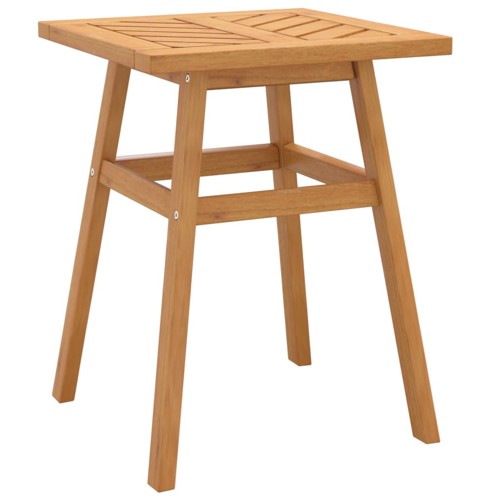 Tavolino 45x45x60 cm in Legno Massello di Acacia | homemem39