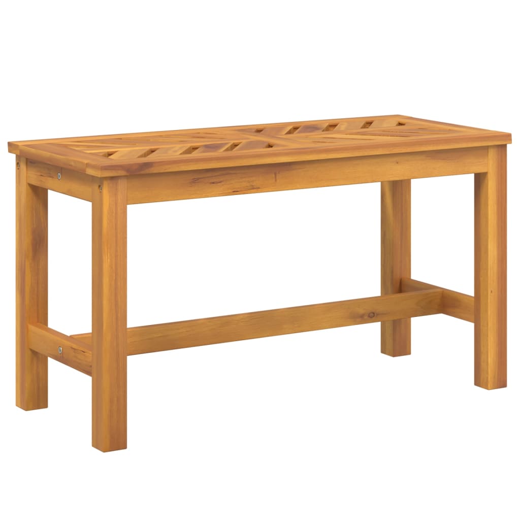 Panca da Giardino 80 cm in Legno Massello di Acacia | homemem39