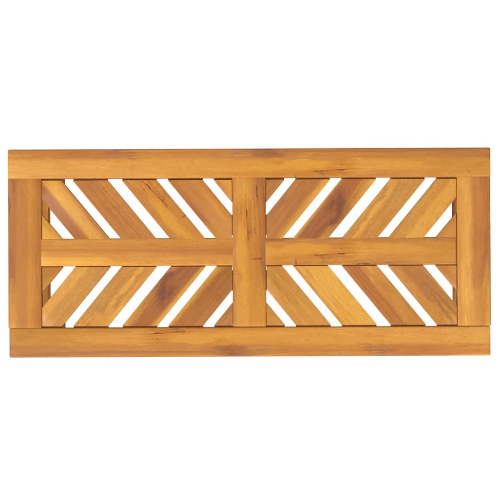 Panca da Giardino 80 cm in Legno Massello di Acacia | homemem39