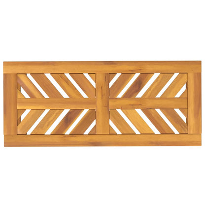 Panca da Giardino 80 cm in Legno Massello di Acacia | homemem39