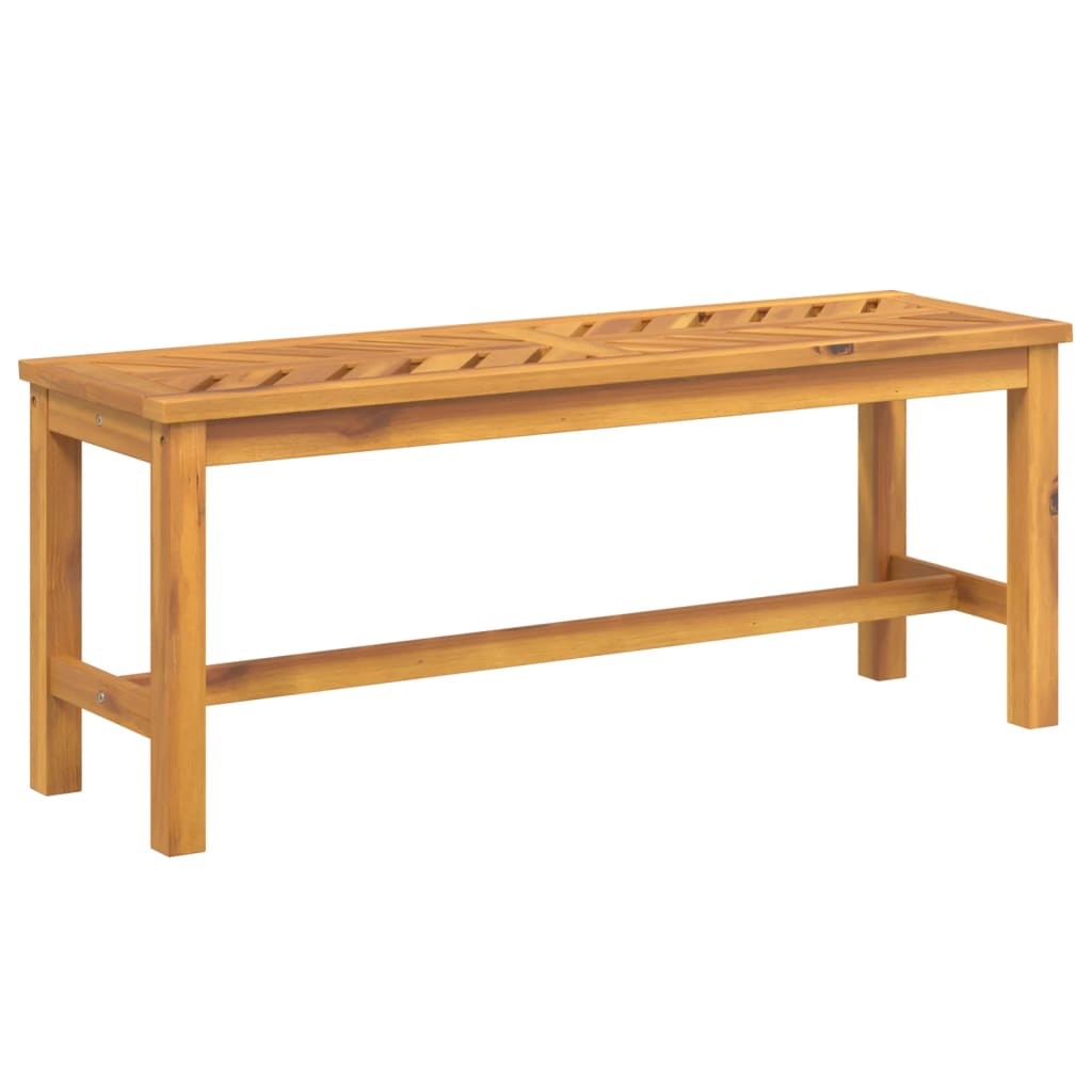 Panca da Giardino 110 cm in Legno Massello di Acacia | homemem39
