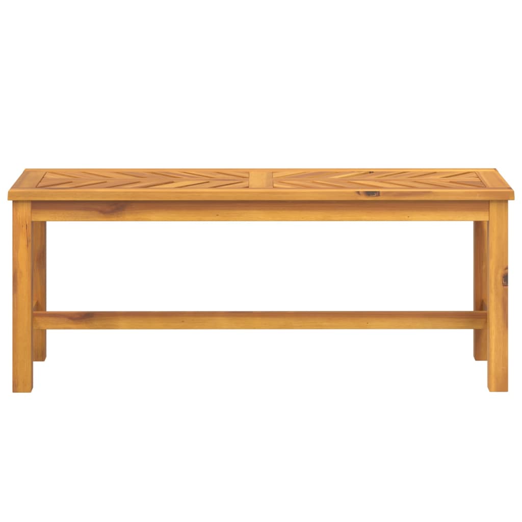 Panca da Giardino 110 cm in Legno Massello di Acacia | homemem39