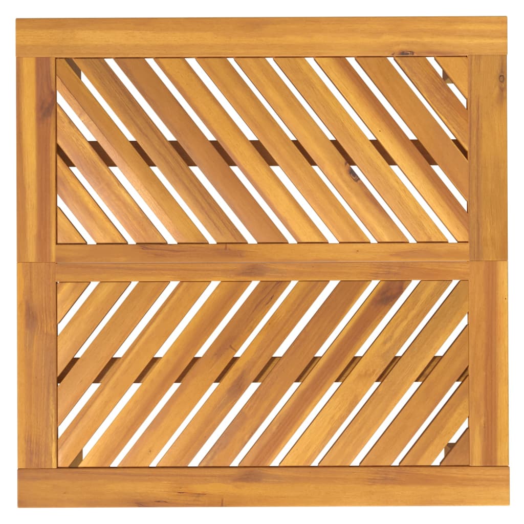 Tavolo da Pranzo da Giardino 90x90x74 cm Legno Massello Acacia - homemem39