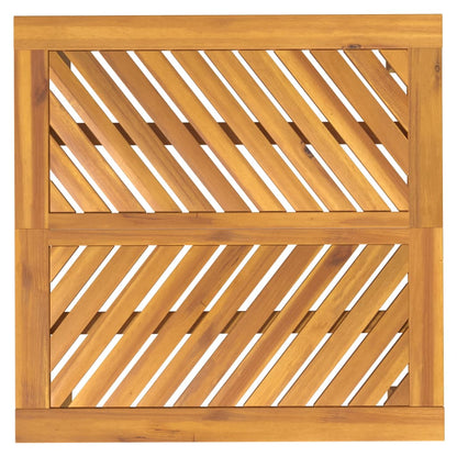 Tavolo da Pranzo da Giardino 90x90x74 cm Legno Massello Acacia - homemem39