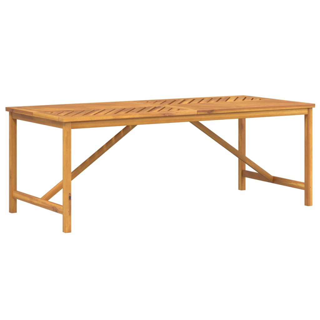 Tavolo da Pranzo da Giardino 200x90x74 cm Legno Massello Acacia | homemem39