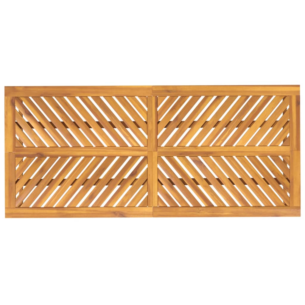 Tavolo da Pranzo da Giardino 200x90x74 cm Legno Massello Acacia | homemem39