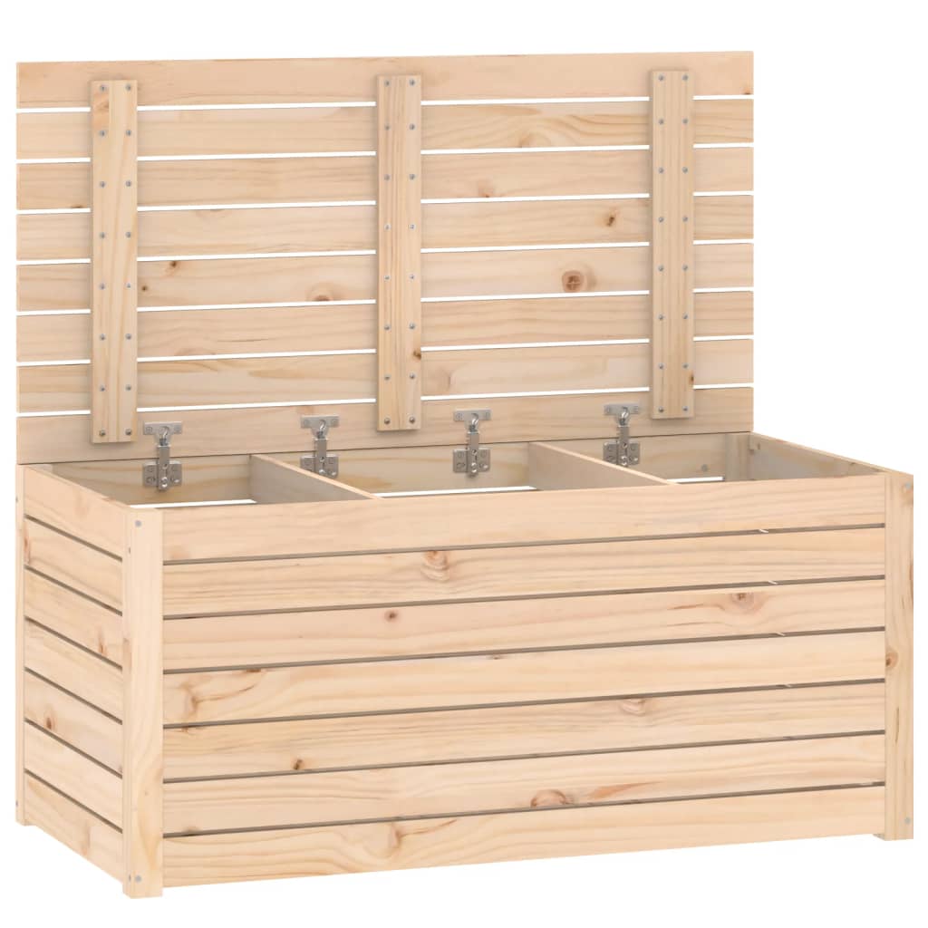 Contenitore Giardino 101x50,5x46,5 cm Legno Massello di Pino - homemem39