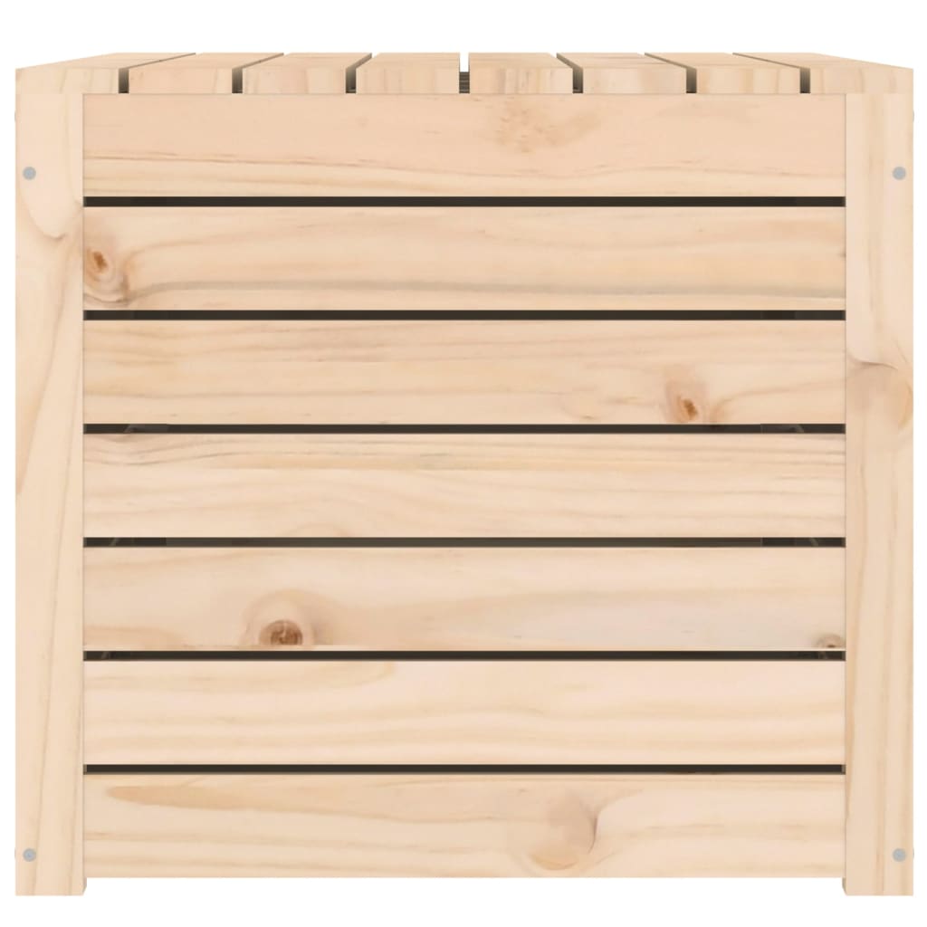 Contenitore Giardino 101x50,5x46,5 cm Legno Massello di Pino - homemem39