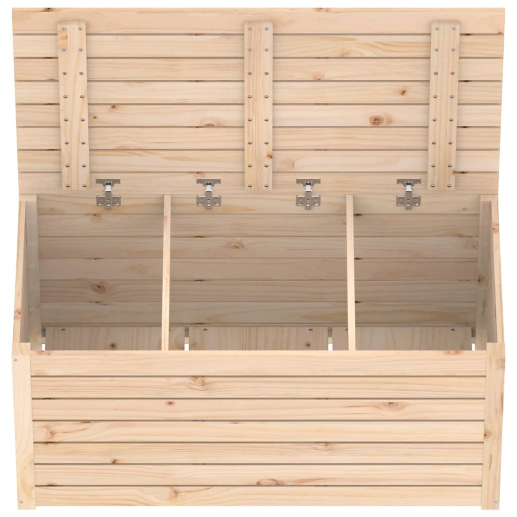 Contenitore Giardino 101x50,5x46,5 cm Legno Massello di Pino - homemem39