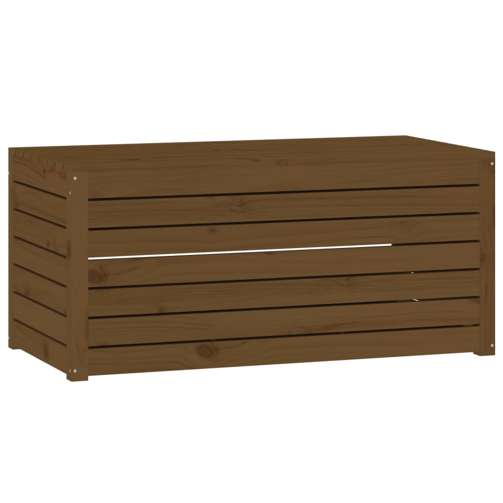 Contenitore Giardino Ambra 101x50,5x46,5 cm Legno Massello Pino - homemem39