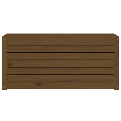 Contenitore Giardino Ambra 101x50,5x46,5 cm Legno Massello Pino - homemem39