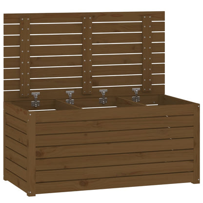 Contenitore Giardino Ambra 101x50,5x46,5 cm Legno Massello Pino - homemem39