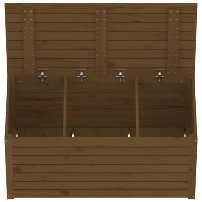 Contenitore Giardino Ambra 101x50,5x46,5 cm Legno Massello Pino - homemem39