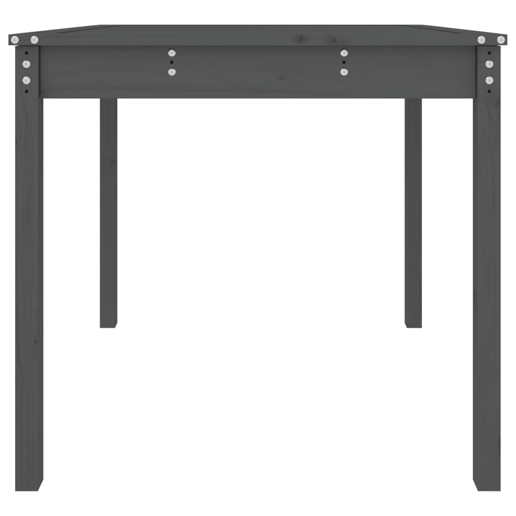 Tavolo da Giardino Grigio 82,5x82,5x76 cm Legno Massello Pino - homemem39