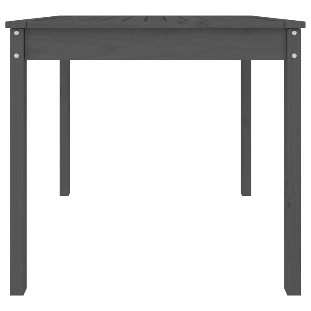 Tavolo da Giardino Grigio 82,5x82,5x76 cm Legno Massello Pino - homemem39